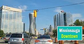 Driving Around Mississauga Downtown | Mississauga City Center | Ontario Canada