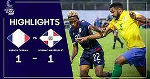 Concacaf Nations League 2023 French Guiana v Dominican Republic | Highlights