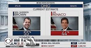 Sherrod Brown projected to win Ohio Senate race