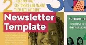 How to Create a Newsletter Template in Affinity Publisher | Free Template