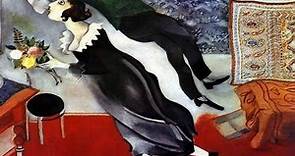 El cumpleaños (1915) de Marc Chagall