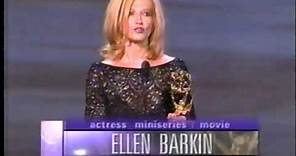 Ellen Barkin wins 1998 Emmy Award for Lead Actress in a Miniseries or Movie