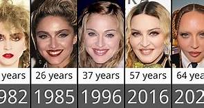 Madonna from 1982 to 2023
