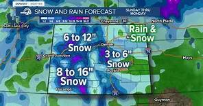 Snow chance returns to Denver: Latest forecast