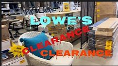 Lowe’s end of Summer clearance/shop with me