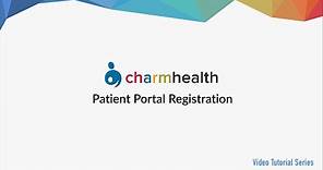 Patient Portal Registration in CharmHealth