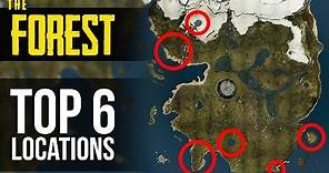 TOP 6 BASE LOCATIONS! The Forest