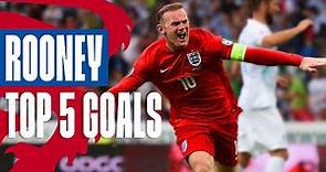 Wayne Rooney's Best Goals | Unstoppable Volley Against Russia! | Top 5 | England