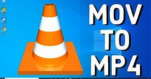 How to convert .MOV to .MP4 using VLC Media Player