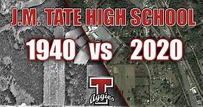 Tate High School 1940 vs 2020