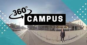 360-Grad Rundgang auf dem Campusgelände der Universität Erfurt