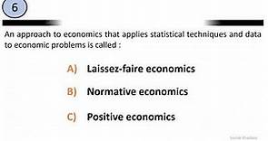 Economics quiz Questions and Answers: What is economics?