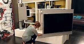 Smart Living by Ozzio Design - parete attrezzata, mobile porta tv, wall unit with tv stand