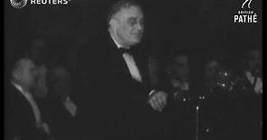 USA / POLITICS: World War 2: Franklin D.Roosevelt speech (1940)
