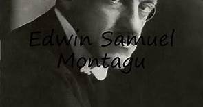 How to pronounce Edwin Samuel Montagu in English?