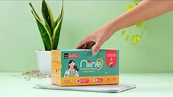 Niine Biodegradable Sanitary Napkin. A sustainable period hygiene solution