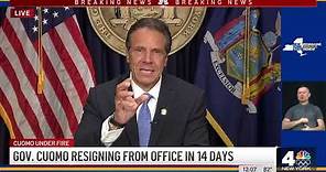 Cuomo Resigns: See His Full Speech Here | NBC New York