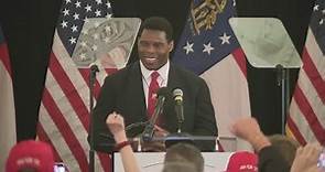 Herschel Walker gives speech after Georgia GOP Senate primary win