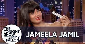 Jameela Jamil Reveals All the Snacks Hidden in Her Dress