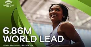 Tara Davis wins long jump in Boston | World Indoor Tour 2024