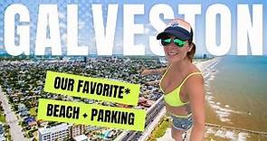 VISITING GALVESTON TEXAS | Best FREE PARKING Public Beach