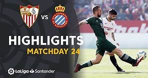 Highlights Sevilla FC vs RCD Espanyol (2-2)