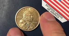 Moneda 1 dólar estadounidense 2000 “Sacajawea”