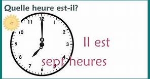 Las Horas en francés – Les Heures en Français