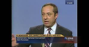Mario Cuomo 1984 Democratic National Convention Keynote Speech