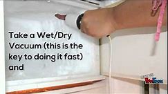 How to Defrost a Freezer Fast