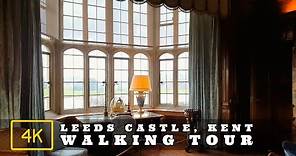 Leeds Castle, Kent (England) - Complete Tour Inside [4K Walking Tours UK]