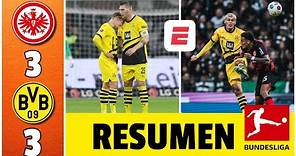 Borussia Dortmund consiguió sufrido empate 3-3 ante Eintracht Frankfurt en un partidazo | Bundesliga