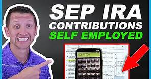 How to calculate SEP IRA contributions for self employed