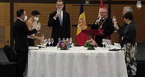 Cena Oficial ofrecida por los Copríncipes de Andorra a SS.MM. los Reyes