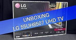 LG 55UH8507 UH8500 UHD TV unboxing