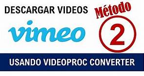 Descargar videos de VIMEO - Segundo método (2023)