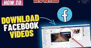 How to download facebook videos on Laptop/pc 2024 [Educational purpose]