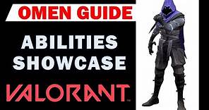 Valorant: Omen Abilities Showcase | Omen Guide | Teleportation, Shrouded Step, Paranoia, Dark Cover