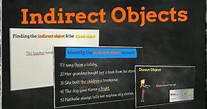 Indirect Objects (& Direct Objects) | EasyTeaching