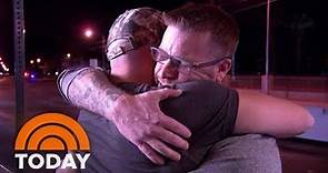 Las Vegas Shooting Victim Reunite With Hero Who Saved Him | TODAY