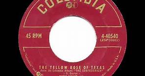 1955 HITS ARCHIVE: The Yellow Rose Of Texas - Mitch Miller (a #1 record)
