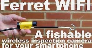 Ferret Wifi Demonstration Video. A fishable inspection camera for your smartphone