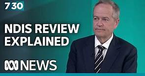 Bill Shorten discusses the changes flagged in the NDIS review | 7.30