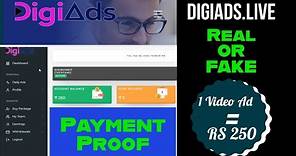 Digiads.live Is Real Or Fake? [Payment Proof]
