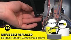 How to Replace a Tumble Dryer Belt - Vented (Hotpoint, Indesit or Creda)
