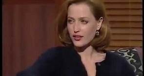 Gillian Anderson " i told David in his trailer that I was pregnant"
