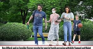 Ben Affleck and ex Jennifer Garner reunited for a family special with kids Samuel and Violet