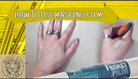 How to use Frisket Masking Film