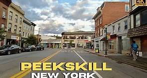 Driving Peekskill, New York 4K