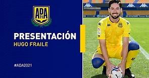 Presentación de Hugo Fraile como nuevo jugador de la AD Alcorcón